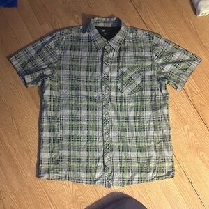 DC Plaid Short Sleeve Men's Shirt